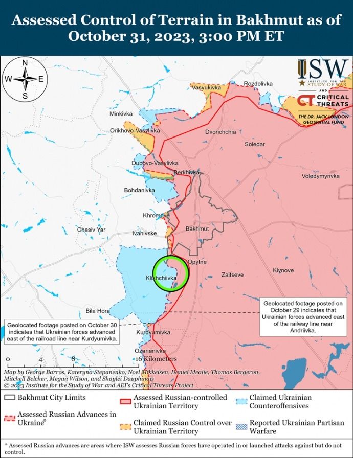 ISW: ЗСУ наступає під Бахмутом і на Мелітопольському напрямку Isw-ЗСУ-наступає-під-Бахмутом-і-на-Мелітопольському-напрямку-1